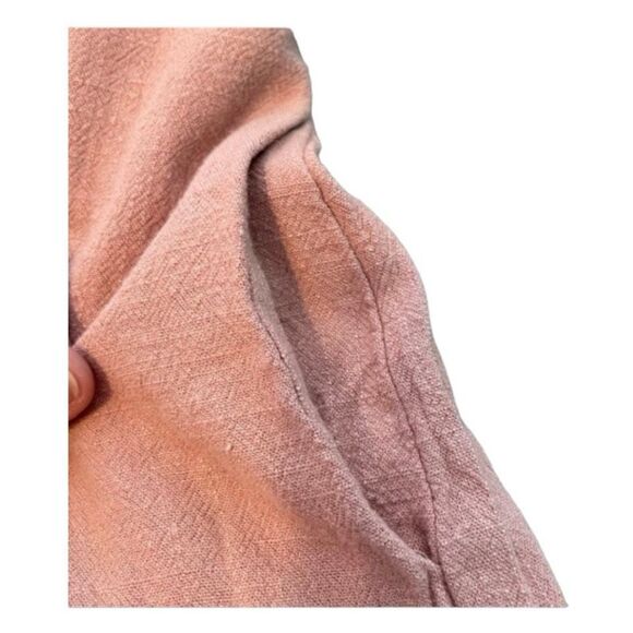 Aeropostale Linen Sundress Dress Pink Mauve Mini Babydoll M - Picture 4 of 7